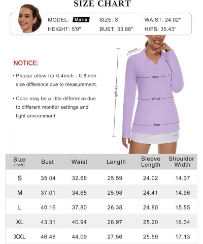 Womens Golf Shirt Polo Short Sleeve,Sleeveless,Long Sleeve Tennis Collared Top Dry Fit Athletic Clothes for Ladies A1_light P...