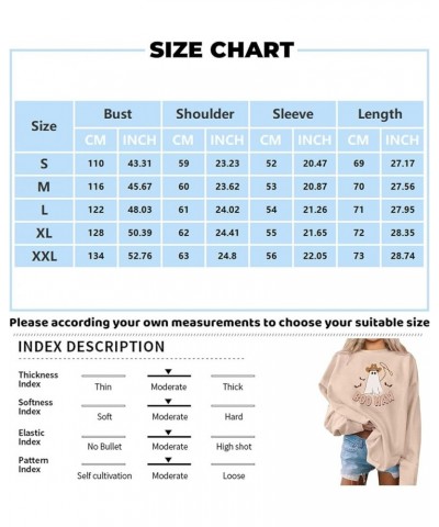 Halloween Shirts for Women Crewneck Sweatshirts Long Sleeve Graphic Hoodies Trendy Plus Size Cute Tops Fall Clothes H-orange ...