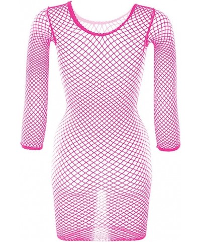 Sexy Lingerie For Women, Sexy Women Babydoll Lingerie Transparent Mesh Underwear Sleepwear Bodysuit Set 1-pink $15.95 Lingerie