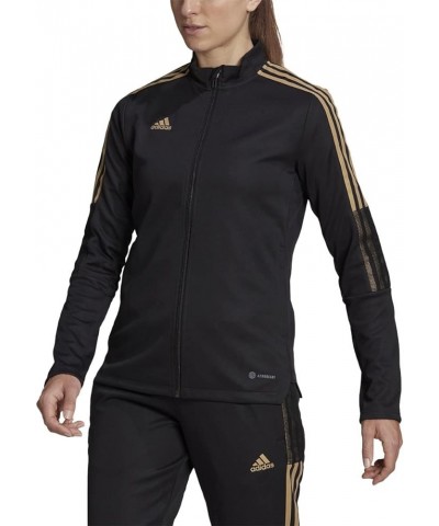 Women's Tiro Track Jacket Black/Metallic $20.64 Jackets