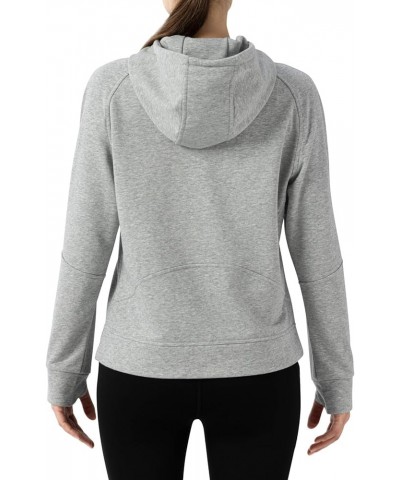 Women's Full Zip Up Hoodie Thumb Hole Cotton Zipper Front Soft Light Zippered Thin Fashion Hoodies Floral Grey $15.20 Hoodies...