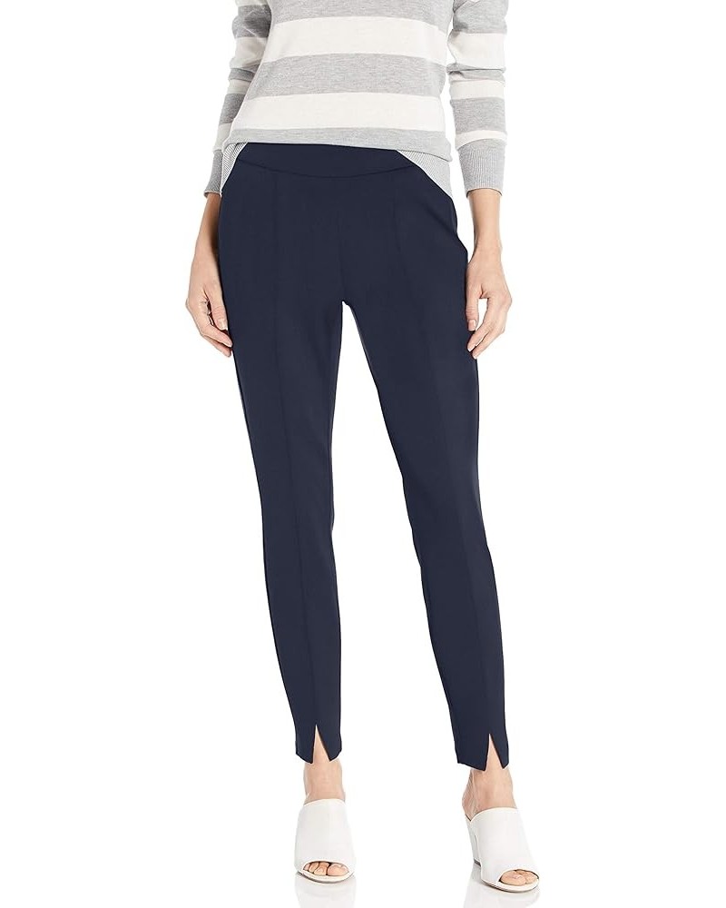 Women's Basic Ponte Legging with Front Slit Evening Tide $48.92 Leggings