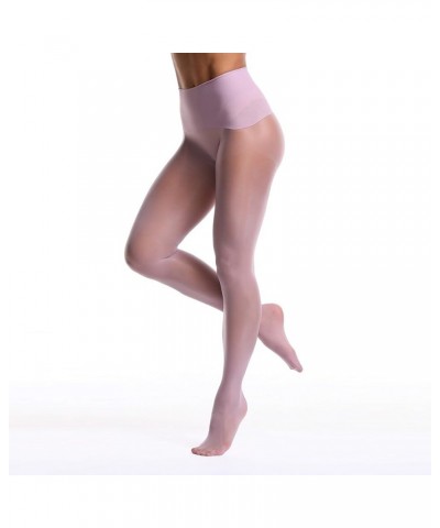 Oil Shiny Stockings Pantyhose 360°Seamless Crotch High Waist Smooth Tights for Women 1pair Violet $8.84 Socks