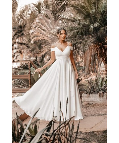 Women's Off The Shoulder Long Bridesmaid Dresses for Wedding Chiffon Ruched Formal Evening Gowns with Slit Sage Green $27.50 ...