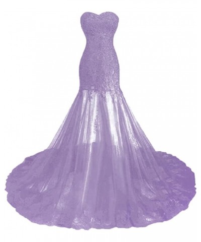 Gothic Vintage Mermaid Prom Dress Long Beaded Lace Black Wedding Dress for Women with Train Dusty Purple $40.94 Dresses