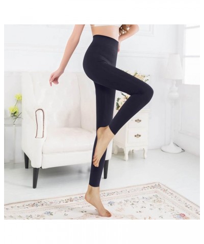 Soft Clouds Fleece Lined Leggings Women 2023 New Casual Warm Winter Pants Slim Leggings High Waist Sports Leggings Z1115ablue...