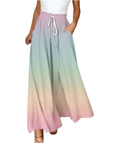 Wide Leg Pants for Womens Work Business Casual High Waisted Palazzo Dress Pants Flowy Office Trousers with Pockets Multicolor...