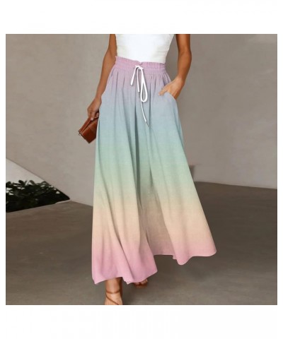 Wide Leg Pants for Womens Work Business Casual High Waisted Palazzo Dress Pants Flowy Office Trousers with Pockets Multicolor...