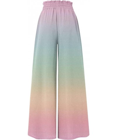 Wide Leg Pants for Womens Work Business Casual High Waisted Palazzo Dress Pants Flowy Office Trousers with Pockets Multicolor...