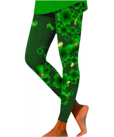 St. Patrick's Day Leggings for Women for Parties Festivals High Waisted Stretch Yoga Pants Full Length Active Tights U $8.99 ...