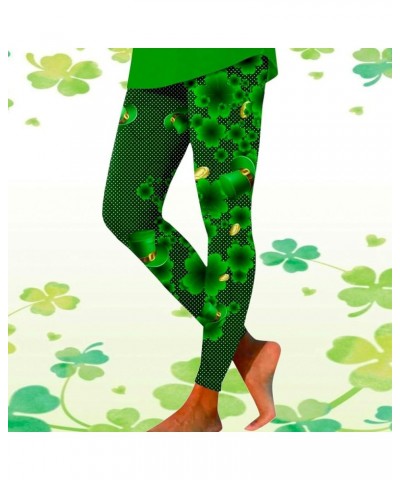 St. Patrick's Day Leggings for Women for Parties Festivals High Waisted Stretch Yoga Pants Full Length Active Tights U $8.99 ...