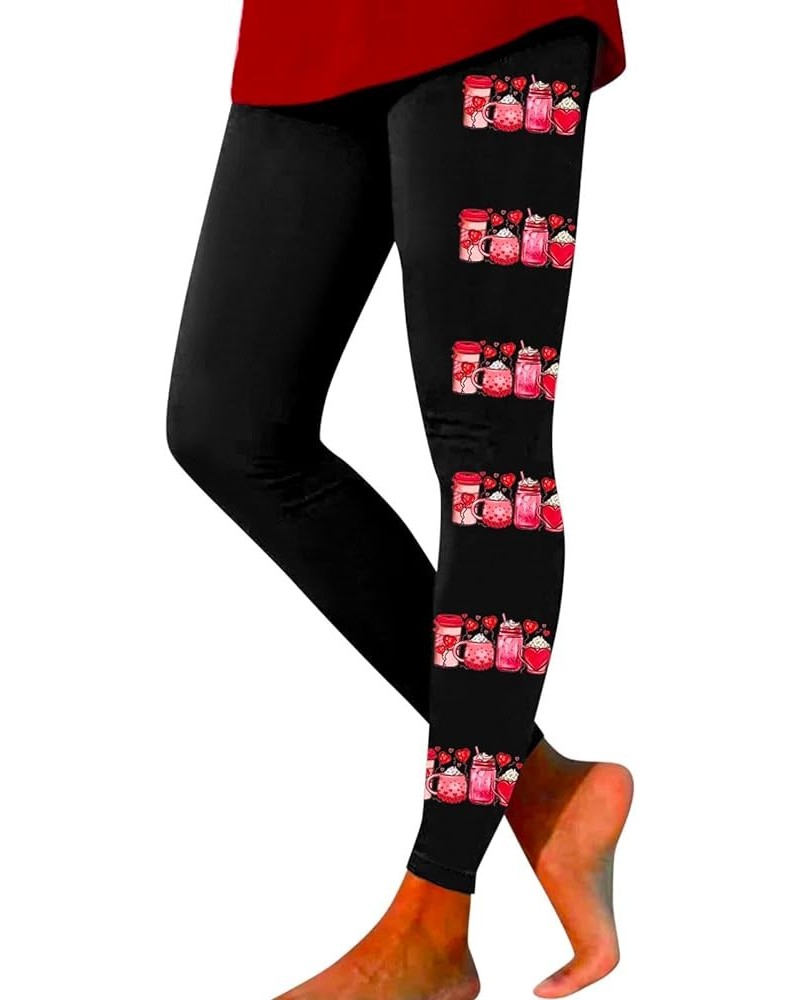 Workout Leggings for Women Yoga Santa Skinny Christmas Pants Leggings Party Running Snowman Christmas Pants Leggings Red-g $1...