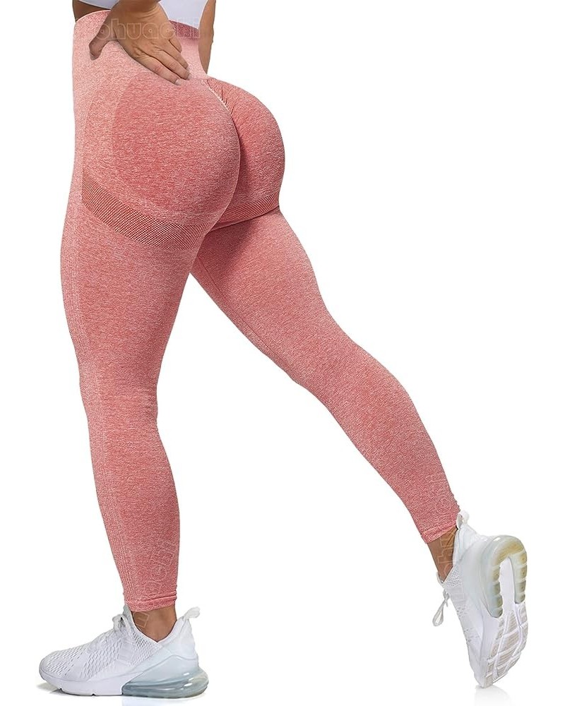 High Waisted Leggings for Women Tummy Control Butt Lifting Yoga Pants Workout Compression Tights (3) Pink $14.21 Leggings