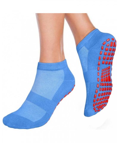 Pilates Grip Socks Woman Yoga Socks Non Slip Socks for Pilates, Pure Barre, Hospital, Trampoline Christmas Gift Blue $6.00 Ac...