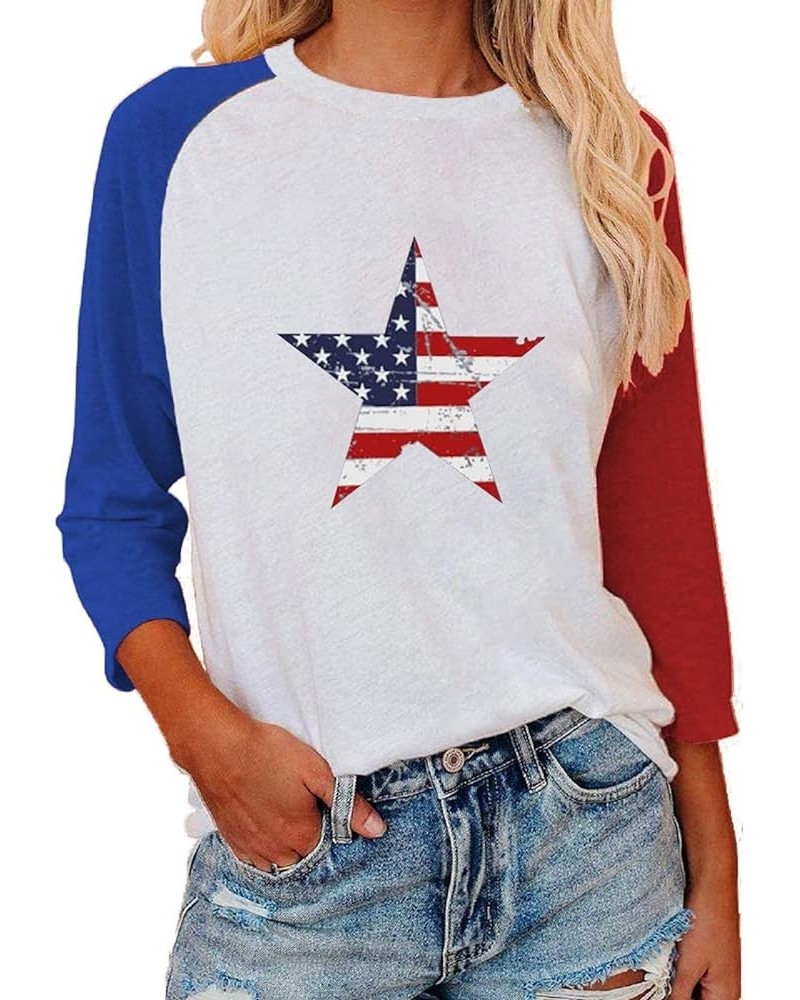 Womens Baseball Mom Shirt Raglan Sleeve Baseball Tee Loose Comfy Patchwork Blouse Top Y2-white $17.09 T-Shirts