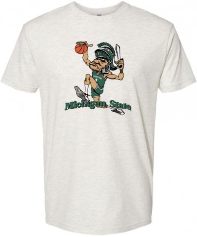 Michigan State Spartans Vintage and Retro MSU Unisex Shirts T-Shirts Tees Short Sleeve Apparel Dunking Gruff Sparty $16.10 Tops