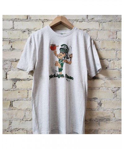 Michigan State Spartans Vintage and Retro MSU Unisex Shirts T-Shirts Tees Short Sleeve Apparel Dunking Gruff Sparty $16.10 Tops