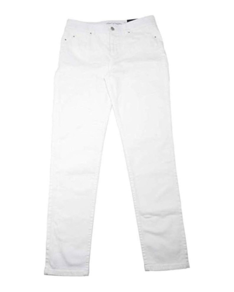 Women's Comfort-Waist Weekend Slim Leg Denim Skinny Jeans, White (10) $15.75 Jeans