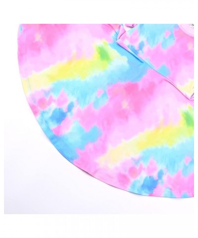 Unicorn Dresses for Girls Summer Swing Short Sleeve Casual Clothes for Kids Tie-dye e39 $9.68 Dresses