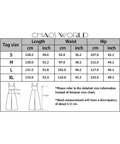 Women's Jumpsuits Bib Overalls Baggy Wide Leg Loose Fit Harem Pants Rompers Brick Red $14.55 Overalls