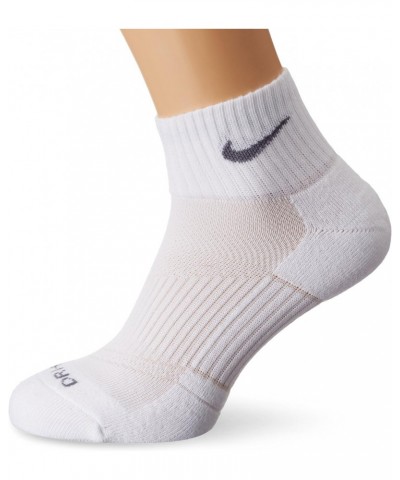 Dri-FIT Half Cushion Quarter - 3 Pair (White, X-Large) $17.69 Activewear