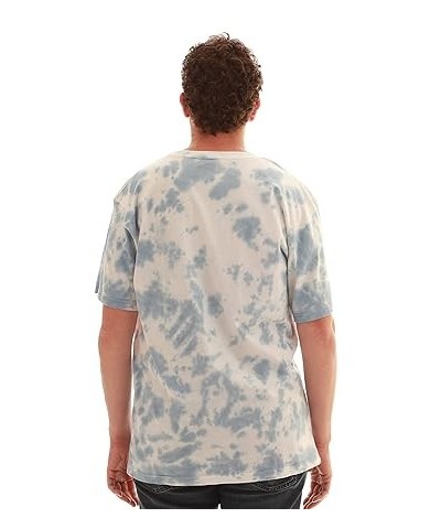 Whiskey & Oak Tie Dye Crew Neck T-Shirt 15959-J-L X-Large Tie Dye Light Blue $7.64 T-Shirts