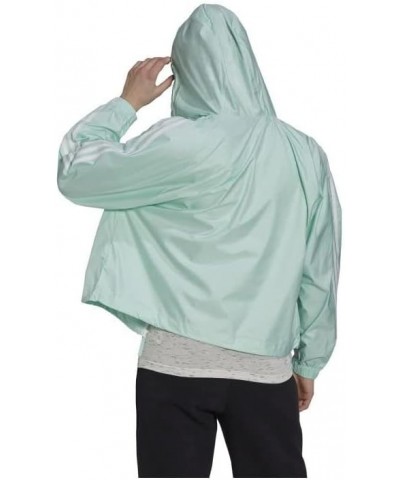 Women's Basic 3-Stripes Wind Jacket Clear Mint $16.11 Jackets