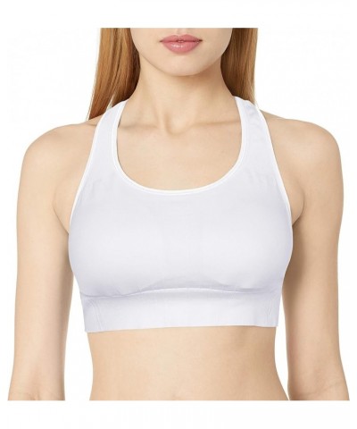 Women's Medium Support Seamless Racerback Bra True White $11.83 Lingerie