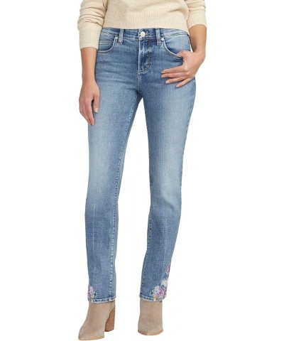 Women's Ruby Mid Rise Straight Leg Jeans Essex Blue $29.34 Jeans