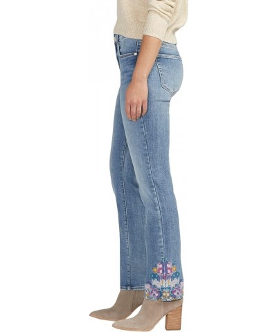 Women's Ruby Mid Rise Straight Leg Jeans Essex Blue $29.34 Jeans