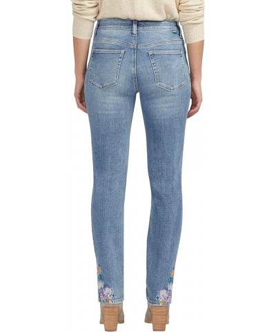 Women's Ruby Mid Rise Straight Leg Jeans Essex Blue $29.34 Jeans