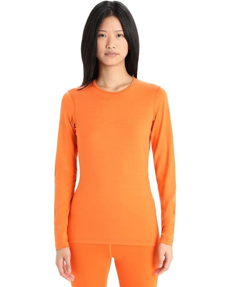 Icebreaker, 200 Oasis Lichen Long-Sleeve Crewe Top - Women's Flash Medium $45.42 Activewear