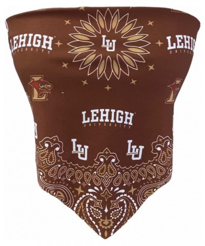 Women's Bandana Top Tailgate Outfit College Tank Top Crop Top Made in USA One Size Fits Most Lehigh Mountainhawks - Brown $19...