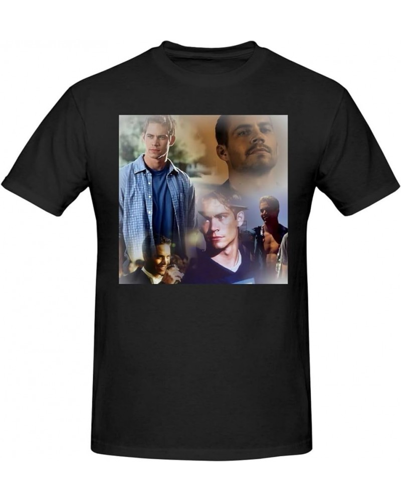 Paul Movie Walker T-Shirt Short Sleeve Crew Neck Soft Classic Basic Printing Casual Fashion Shirts Black Black $5.40 T-Shirts