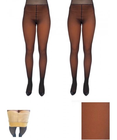 Fleece Lined Tights for Brown and Black Women Shade 4 2 $11.25 Leggings