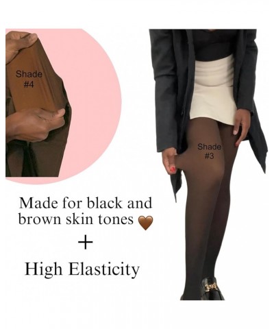 Fleece Lined Tights for Brown and Black Women Shade 4 2 $11.25 Leggings