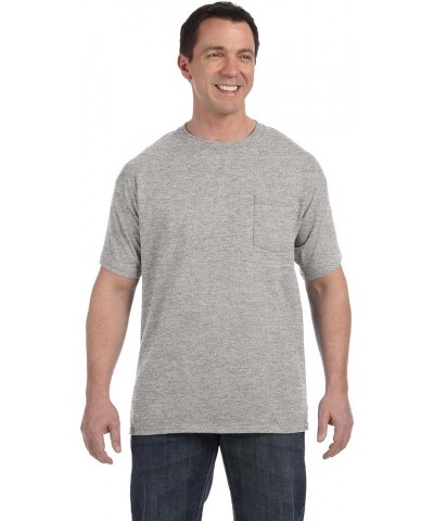 Tagless Short Sleeve Pocket T-Shirt - 5590 Light Steel $8.14 T-Shirts