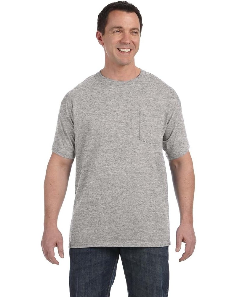 Tagless Short Sleeve Pocket T-Shirt - 5590 Light Steel $8.14 T-Shirts