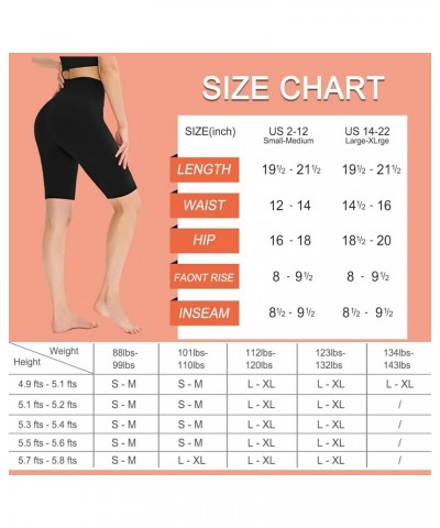 3 Pack Biker Shorts Women-High Waisted Butt Lifting Workout Athletic Sports Summer Short Leggings 8 Black,white,pink $11.33 A...