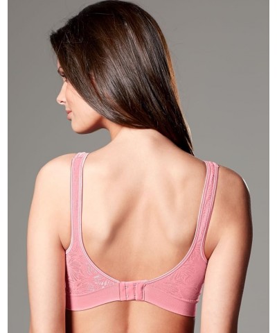 Women's Comfort Revolution Wireless Bra, Full-Coverage Wirefree T-Shirt Bra, DF3484 Retro Diamond Hush Pink $13.70 Lingerie