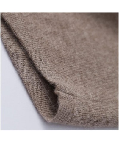 Solid Open Front Knitted Cardigan Cashmere Sweater for Women Black1 $33.60 Sweaters