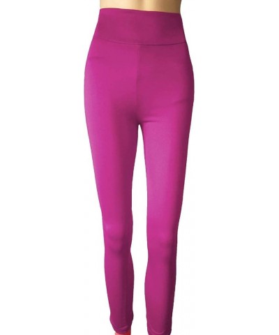 Leggings for Women Tummy Control Dressy Butt Lifting High Waisted Leggings Plus Size Seamless Gym Leggings A02-hot Pink $3.11...