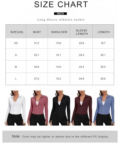 Women's Cropped Workout Jacket Zip Up Athletic Jackets Slim Fit Lightweight Running Sports Track Jacket 2023 Wine Red $16.81 ...