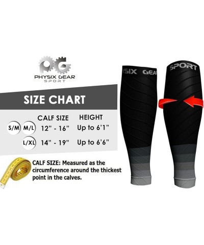 Compression Calf Sleeves Men & Women Shin Splint Compression Sleeve 20-30mmhg, Best Footless Compression Socks for Running, N...