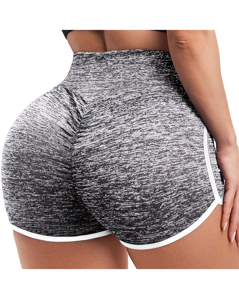 Booty Shorts for Women Sexy Slutty Butt Scrunch Twerk Shorts Daisy Dukes Cute Athleisure Shorts 4 Heather Gray $12.97 Shorts