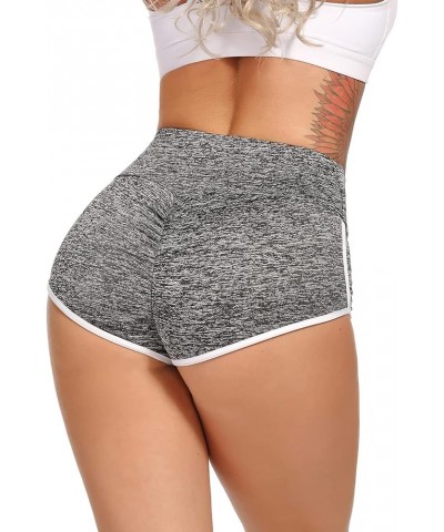 Booty Shorts for Women Sexy Slutty Butt Scrunch Twerk Shorts Daisy Dukes Cute Athleisure Shorts 4 Heather Gray $12.97 Shorts