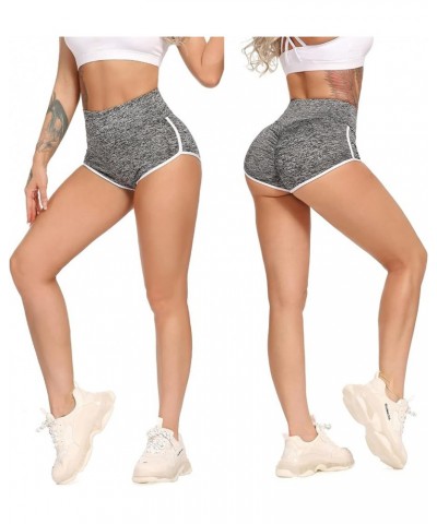 Booty Shorts for Women Sexy Slutty Butt Scrunch Twerk Shorts Daisy Dukes Cute Athleisure Shorts 4 Heather Gray $12.97 Shorts