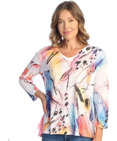 Burnout Hi-Low Tunic Top - AJ3 Kala $38.96 Tops