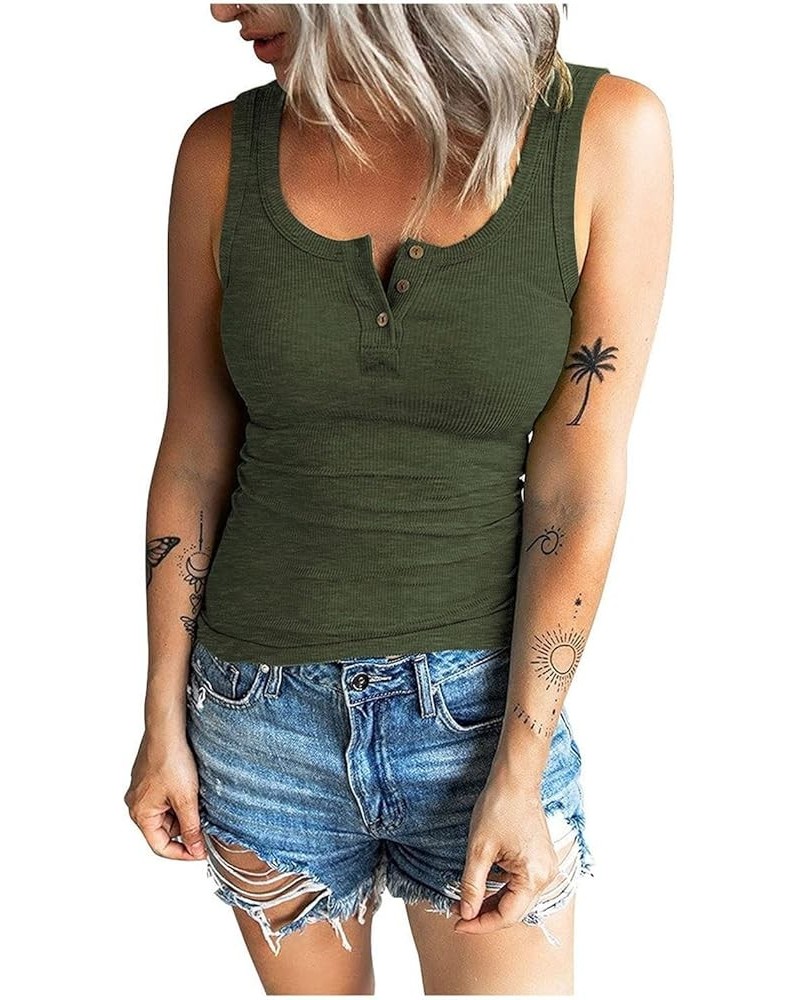 Womens Summer Tops Trendy 2023 Casual Short Sleeve T Shirt Floral Print Flowy Tops V Neck 3/4 Sleeve Shirts S622-army Green $...