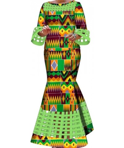 New African 2 Pieces Sets for Women Dashiki Weave Design Clothes Hollow Wedding Clothing T14 $44.65 Suits